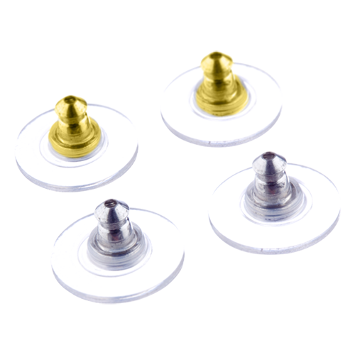 Earring Supports Gold & Silver